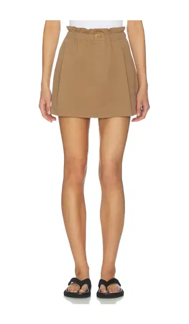 Vince Mid Rise Cotton Pull On Skort | Thumbnail 1 Vince Mid Rise Cotton Pull On Skort | Thumbnail 1