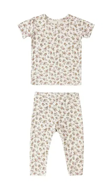 QUINCY MAE Bamboo Short Sleeve Pajama Set | Thumbnail 1