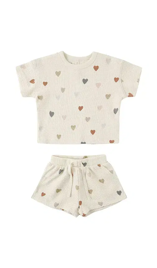 Waffle Tee & Short Set