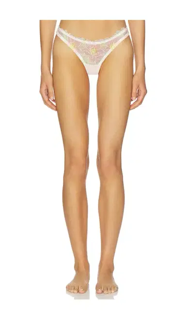 For Love & Lemons Blush Hibiscus Thong Panty | Thumbnail 1 For Love & Lemons Blush Hibiscus Thong Panty | Thumbnail 1