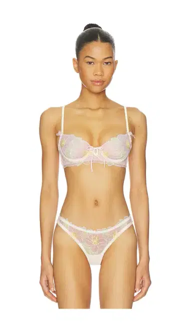 For Love & Lemons Blush Hibiscus Underwire Bra | Thumbnail 1 For Love & Lemons Blush Hibiscus Underwire Bra | Thumbnail 1