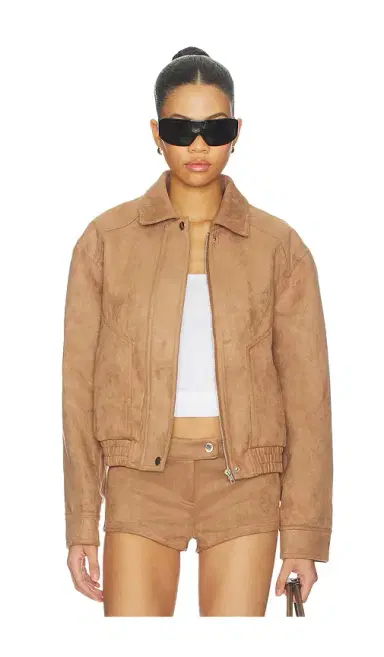 MORE TO COME Graysen Faux Suede Jacket | Thumbnail 1