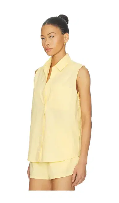 DONNI. The Pop Sleeveless Shirt | Thumbnail 2 DONNI. The Pop Sleeveless Shirt | Thumbnail 2