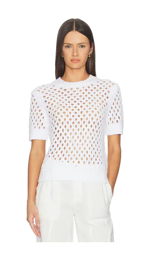 Vince Honeycomb Boxy Tee
