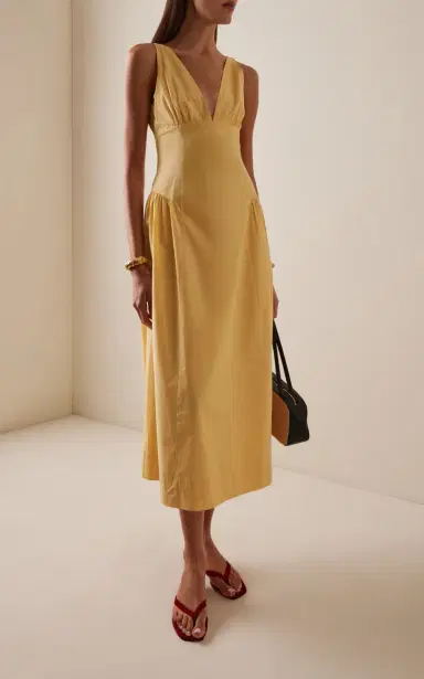 Posse Lindie Cotton Midi Dress | Thumbnail 2