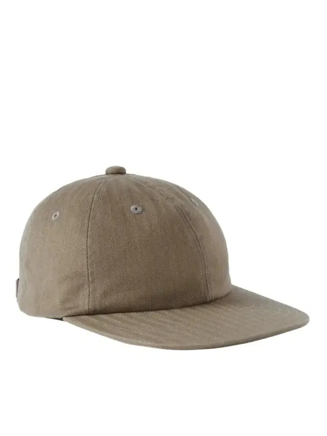 Beams Plus Leather-Trimmed Herringbone Cotton Cap - sage green - One Size