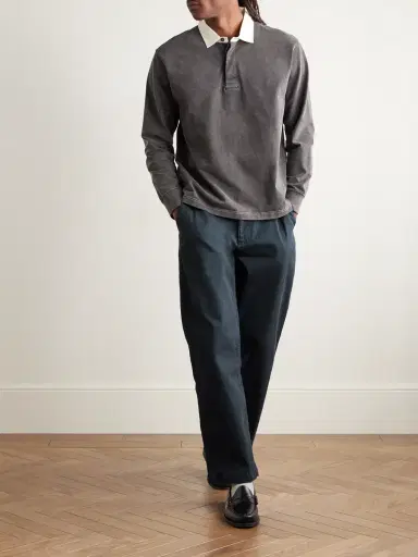 Corridor Straight-Leg Garment-Dyed Stretch-Cotton Twill Trousers | Thumbnail 2 Corridor Straight-Leg Garment-Dyed Stretch-Cotton Twill Trousers | Thumbnail 2