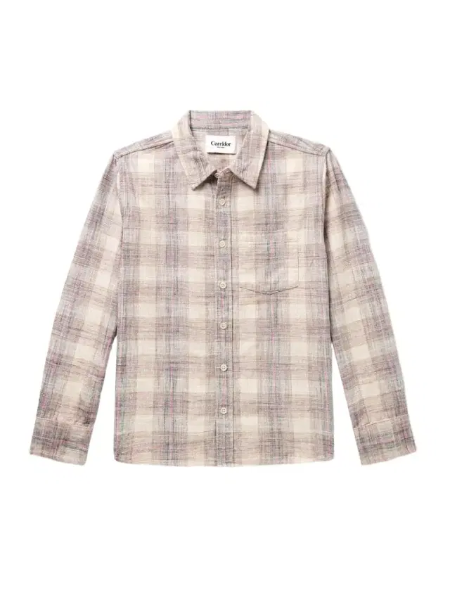 Corridor Rosewood Checked Cotton Shirt
