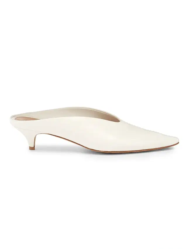 Bottega Veneta Women's Virna Sabot 40MM Leather Mules - Alabaster