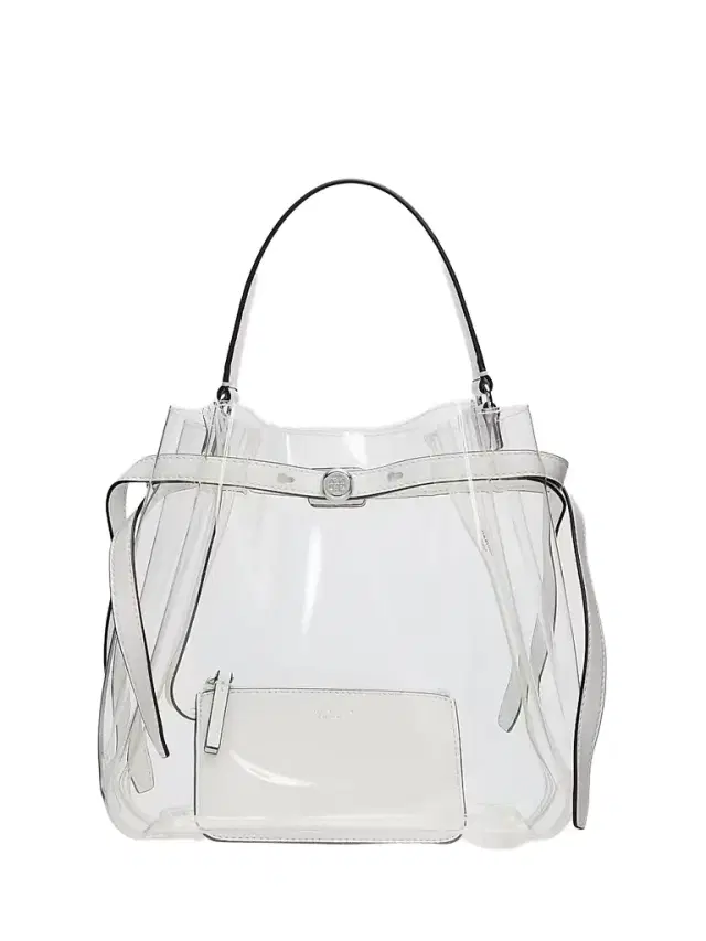 Tory Burch Women's Romy Clear Bucket Bag - Crystal Clear