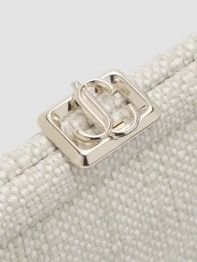 Jimmy Choo Women's Skylar Raffia Clutch - Natural Light Gold | Thumbnail 4