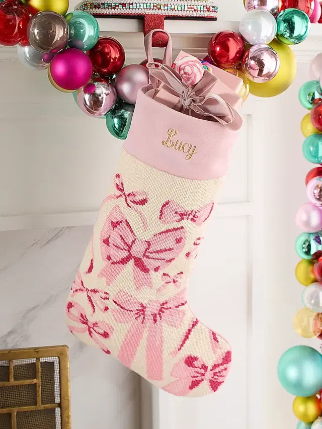 Bauble Stockings x Sainty Nelsen Sincerely Sainty Christmas Stocking