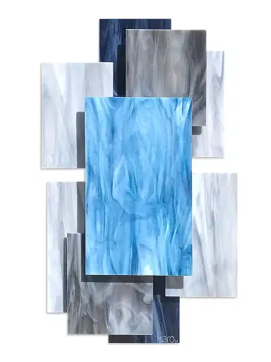 Karo Studios Vertex Glass & Metal Wall Sculpture | Thumbnail 1 Karo Studios Vertex Glass & Metal Wall Sculpture | Thumbnail 1