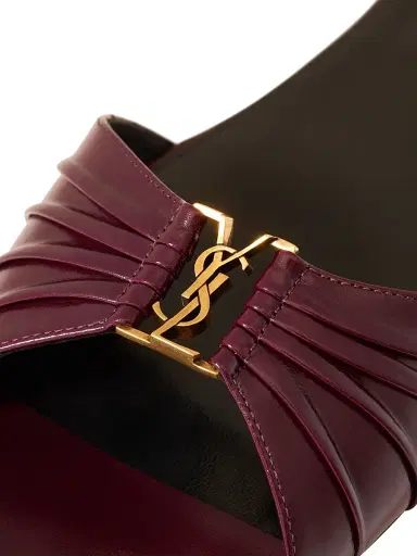 Saint Laurent Women's Slides in Smooth Leather | Thumbnail 4 Saint Laurent Women's Slides in Smooth Leather | Thumbnail 4