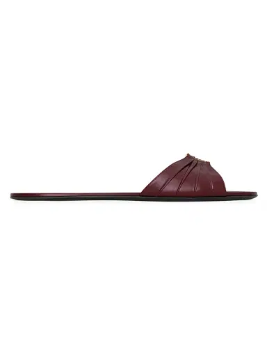 Saint Laurent Women's Slides in Smooth Leather | Thumbnail 1 Saint Laurent Women's Slides in Smooth Leather | Thumbnail 1