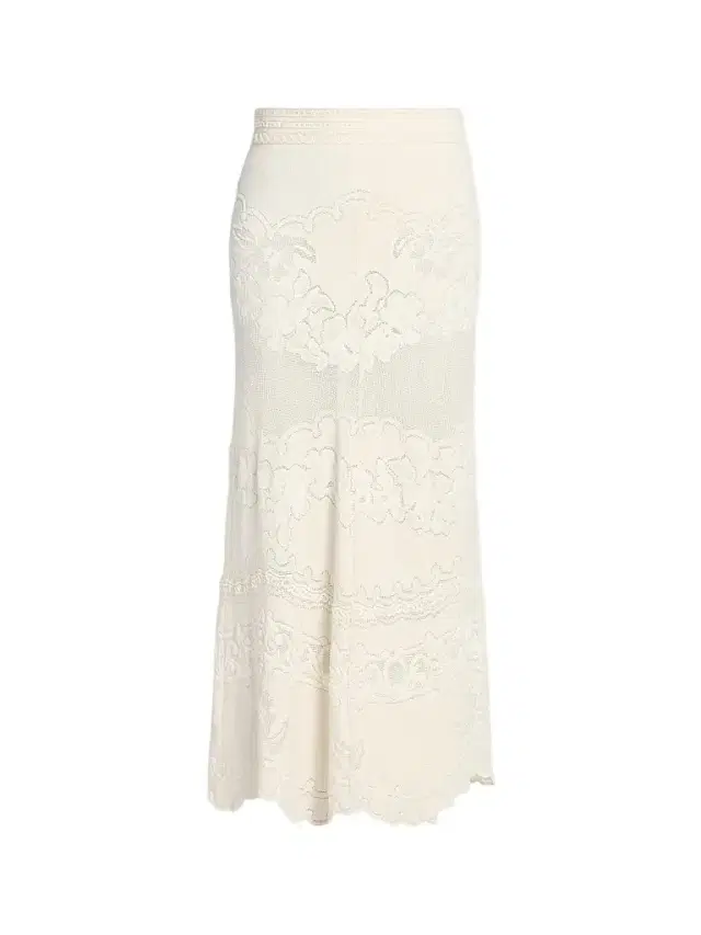Isabel Marant Women's Sanaya Cotton Lace Maxi Skirt - Ecru