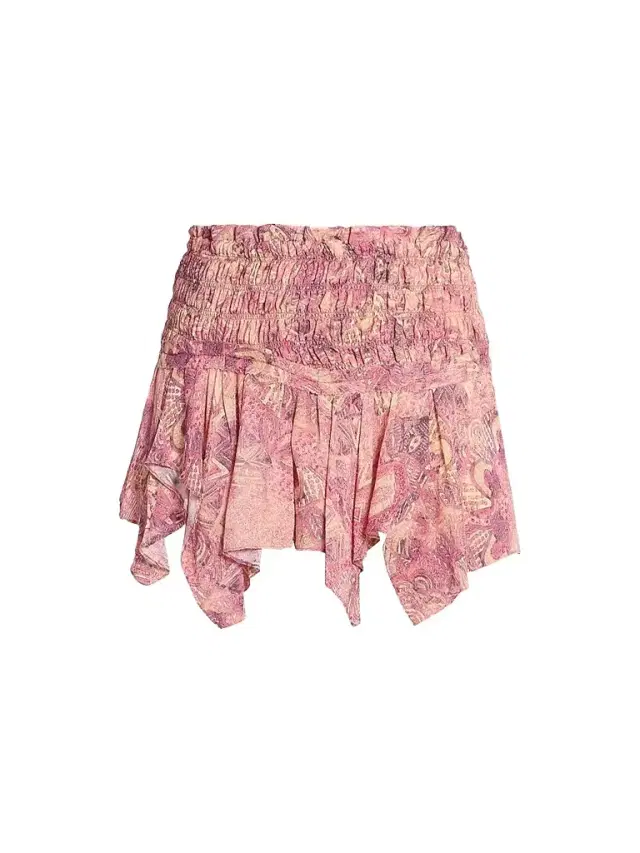 Women's Ceiva Floral Silk Miniskirt - Pink