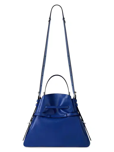 Givenchy Women's Small Voyou Bucket Bag in Shiny Leather - Cobalt Blue | Thumbnail 3 Givenchy Women's Small Voyou Bucket Bag in Shiny Leather - Cobalt Blue | Thumbnail 3
