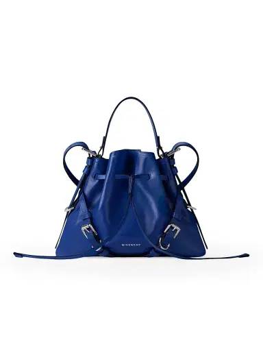 Givenchy Women's Small Voyou Bucket Bag in Shiny Leather - Cobalt Blue | Thumbnail 1 Givenchy Women's Small Voyou Bucket Bag in Shiny Leather - Cobalt Blue | Thumbnail 1