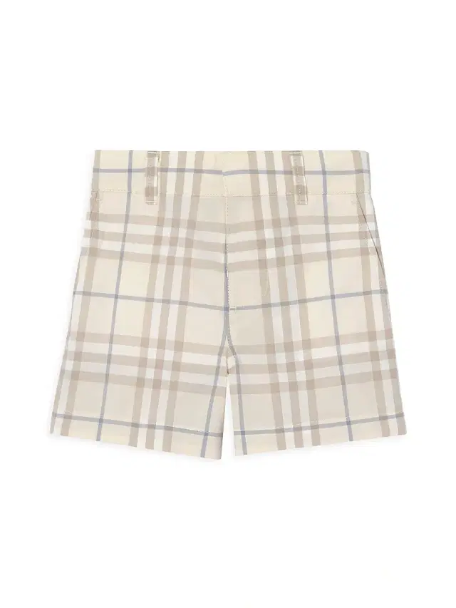 Burberry Baby Boy's, Little Boy's & Boy's Check Flat Front Shorts - Sesame Beige
