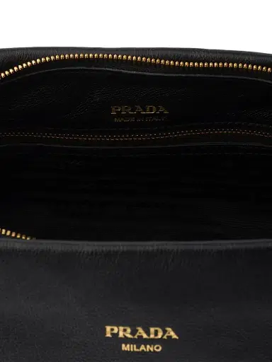 Prada Women's Leather Top Handle Bag - Black | Thumbnail 6 Prada Women's Leather Top Handle Bag - Black | Thumbnail 6