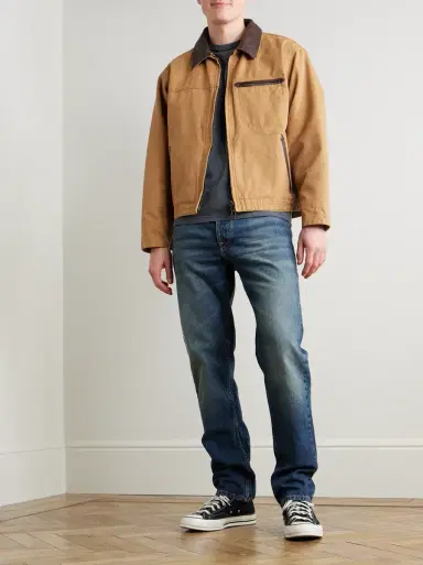 Nudie Jeans Steady Eddie II Slim-Fit Straight-Leg Organic Jeans | Thumbnail 2 Nudie Jeans Steady Eddie II Slim-Fit Straight-Leg Organic Jeans | Thumbnail 2