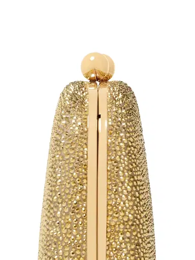 Carolina Herrera Women's Vega Crystal-Embellished Suede Clutch | Thumbnail 6 Carolina Herrera Women's Vega Crystal-Embellished Suede Clutch | Thumbnail 6