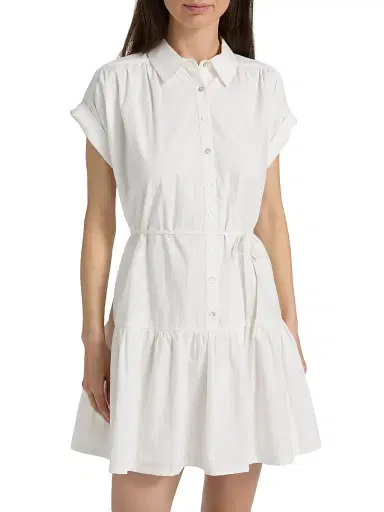 RAILS Women's Evaline Cotton Tie-Waist Minidress | Thumbnail 3 RAILS Women's Evaline Cotton Tie-Waist Minidress | Thumbnail 3
