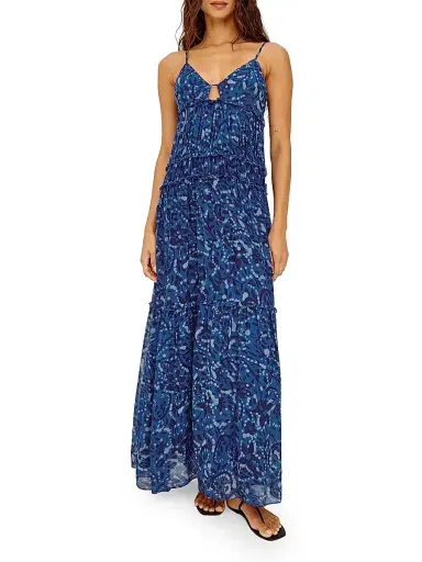 Rails Women's Antonella Printed Ruffle Maxi Dress - Lisboa | Thumbnail 2