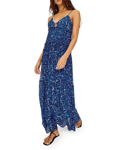 Rails Women's Antonella Printed Ruffle Maxi Dress - Lisboa | Thumbnail 3