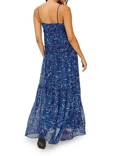 Rails Women's Antonella Printed Ruffle Maxi Dress - Lisboa | Thumbnail 4