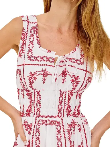 RAILS Women's Cosette Embroidered Cotton Mini Dress | Thumbnail 5