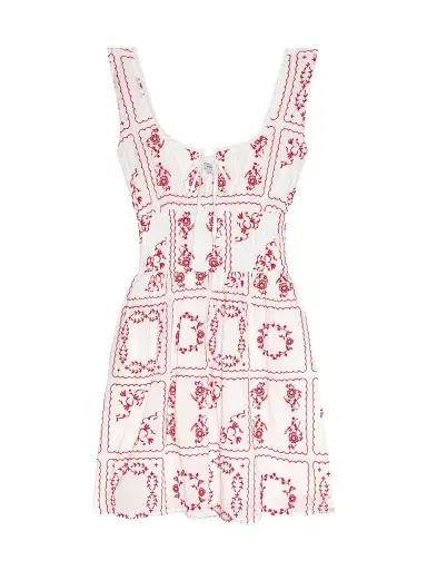 RAILS Women's Cosette Embroidered Cotton Mini Dress | Thumbnail 1