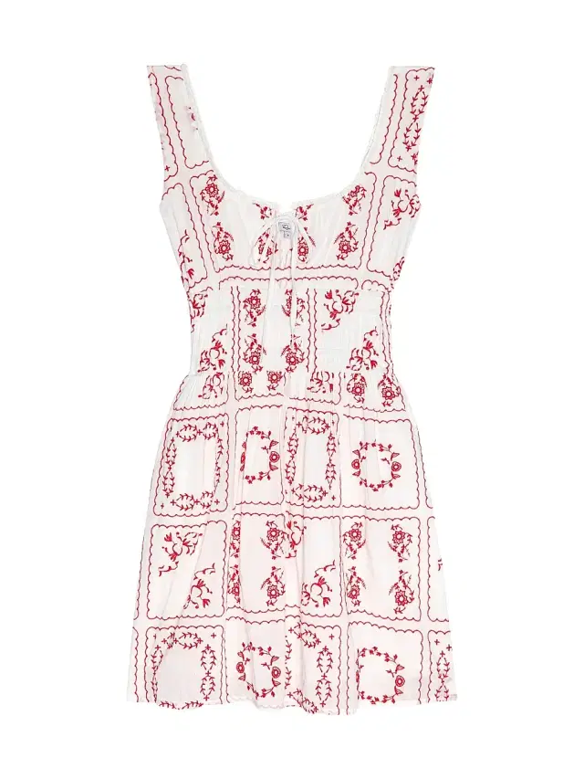 Rails Women's Cosette Embroidered Cotton Mini Dress -  Red Handkerchief
