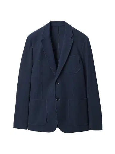rag & bone Men's Skeleton Cotton Pique Blazer - Navy | Thumbnail 1 rag & bone Men's Skeleton Cotton Pique Blazer - Navy | Thumbnail 1