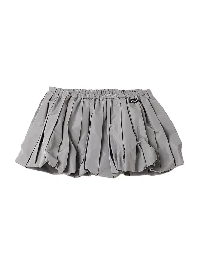 Miu Miu Women's Technical Fabric Mini-Skirt - Grey