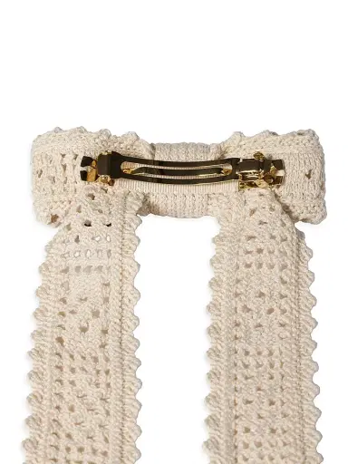 Miu Miu Women's Cotton Hair Clip | Thumbnail 2