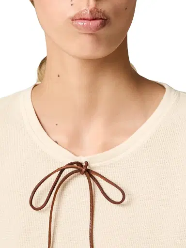 Miu Miu Women's Cotton T-Shirt | Thumbnail 5