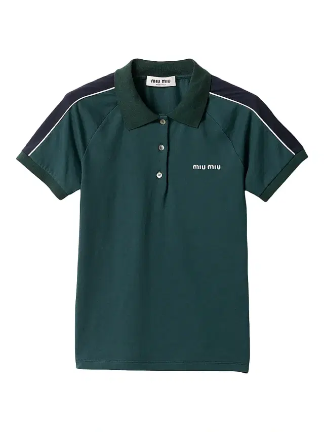 Women's Cotton Jersey Polo Shirt - Green