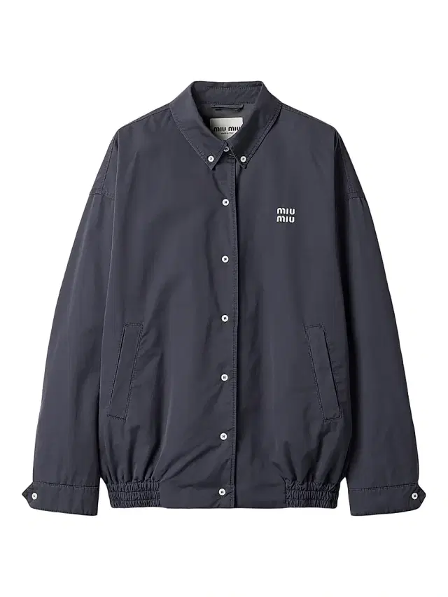 Women's Old Poplin Blouson Jacket - Grey