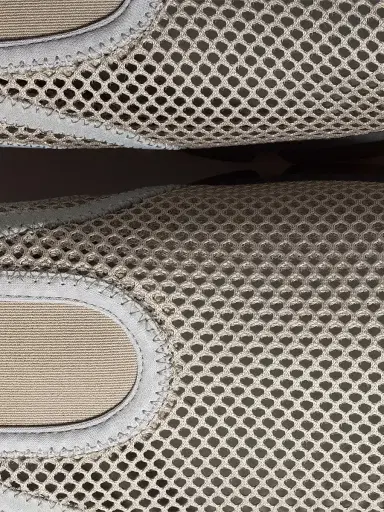 Miu Miu Women's Technical Mesh Fabric Sneakers - Silver - Size 7 | Thumbnail 3 Miu Miu Women's Technical Mesh Fabric Sneakers - Silver - Size 7 | Thumbnail 3