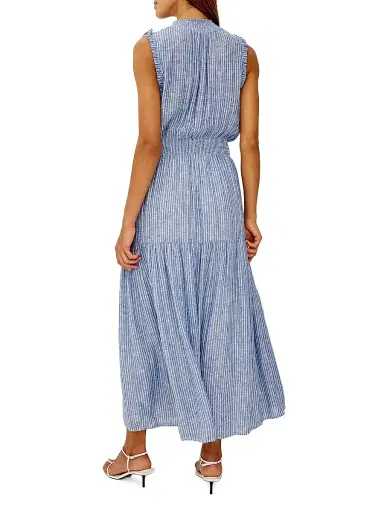 Rails Women's Alessi Striped Linen-Blend Maxi Dress - Barletta Stripe | Thumbnail 5