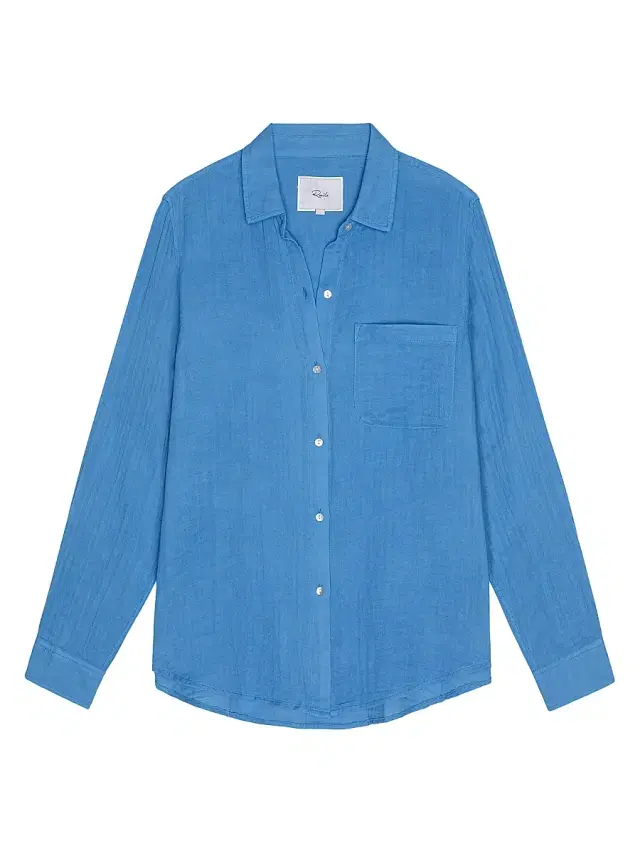 Women's Ellis Cotton Shirt - French Blue