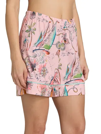 Johnny Was Women's Printed Cotton-Modal Short Pajamas - Delphina - Size Small | Thumbnail 4