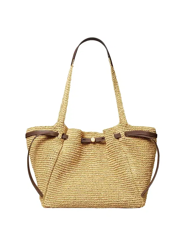 Tory Burch Women's Romy Woven Tote Bag - Natural