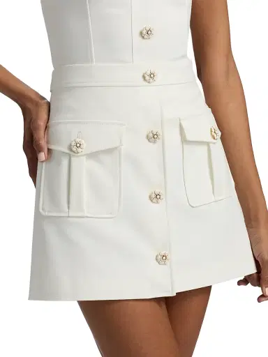 Ramy Brook Women's Briella Cotton-Blend Miniskirt | Thumbnail 6 Ramy Brook Women's Briella Cotton-Blend Miniskirt | Thumbnail 6