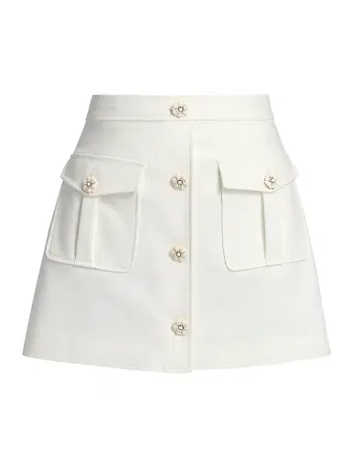 Ramy Brook Women's Briella Cotton-Blend Miniskirt | Thumbnail 1 Ramy Brook Women's Briella Cotton-Blend Miniskirt | Thumbnail 1