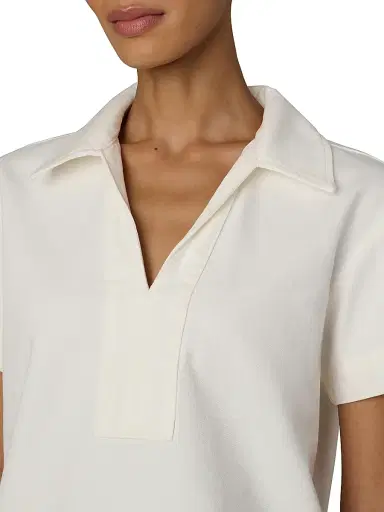 Joe's Jeans Women's The Lillian Denim Popover Shirt - Milk | Thumbnail 6