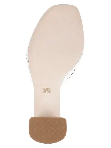 BADGLEY MISCHKA Women's Omni 85MM Patent Leather Sandals - White Patent - Size 11 | Thumbnail 6 BADGLEY MISCHKA Women's Omni 85MM Patent Leather Sandals - White Patent - Size 11 | Thumbnail 6