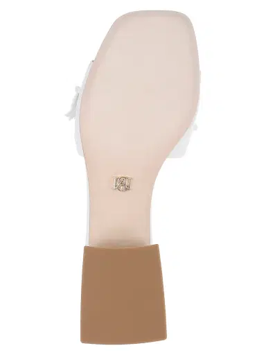 BADGLEY MISCHKA Women's Oralia 40MM Floral Sandals - White - Size 11 | Thumbnail 6